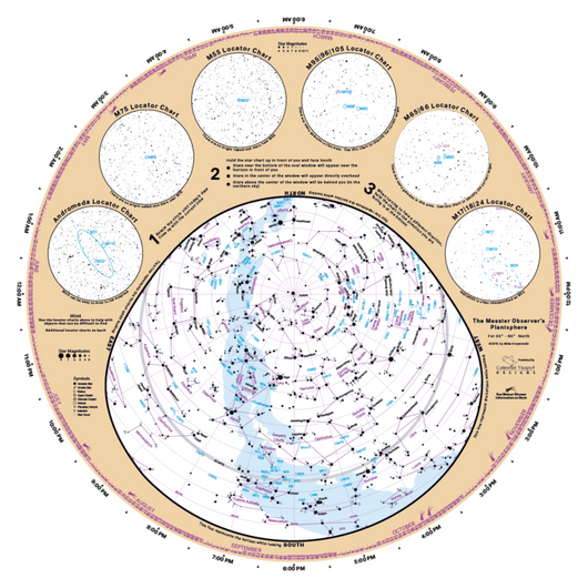Deep-Sky Star Chart
