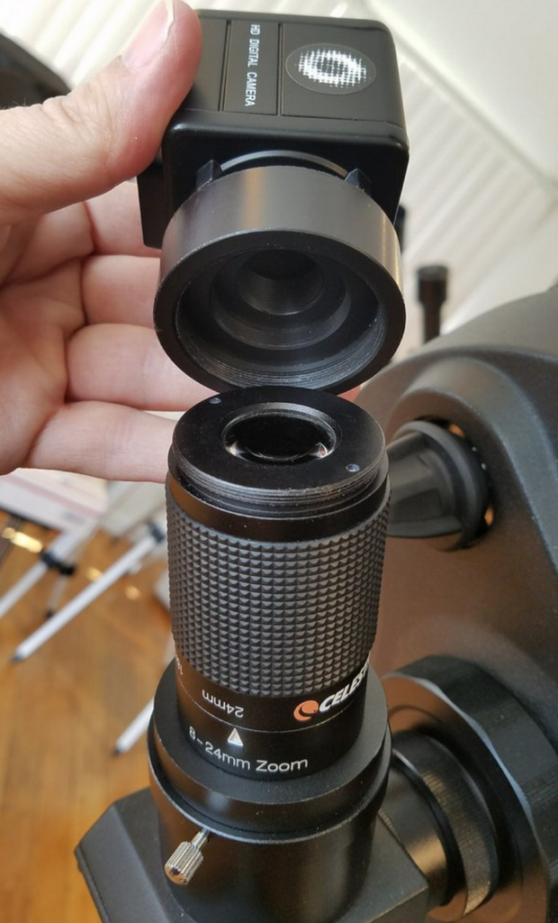8-24mm Zoom Eyepiece with T-thread, 1.25