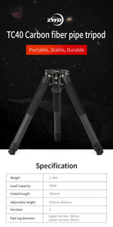 ZWO TC40 Carbon Fiber Tripod