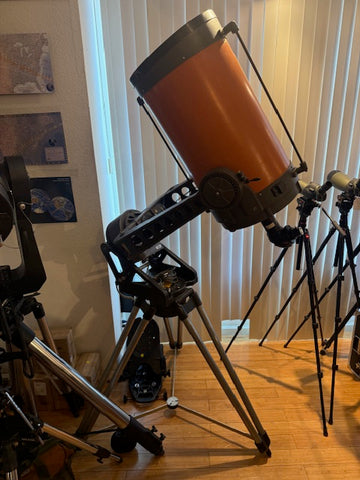 Celestron C14 Orange Tube f/11 with Wedge and Tripod