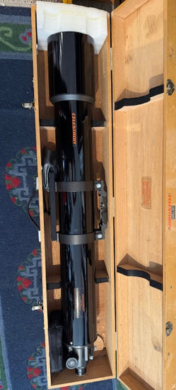 Celestron C102HD f/9.8 with Wooden Hard Case (Pre-owned)