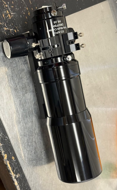 SkyRaider 80mm ED APO Refractor OTA with Bahtinov Mask and 0.8x Focal Reducer/Flattener Used Like New