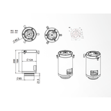ZWO 200mm pier extension for AM3 & AM5 -PE200