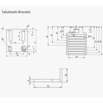ZWO EAF Bracket for Takahashi EAF-BRK-TK